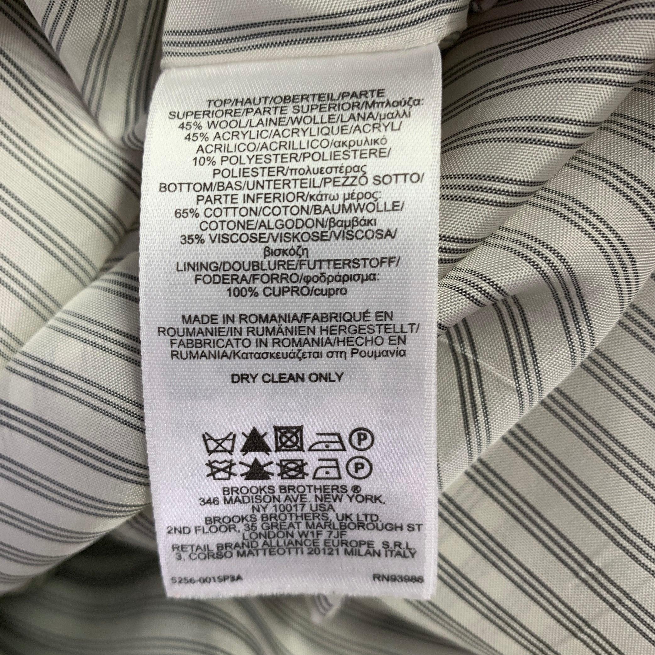 BLACK FLEECE Size M Black White Wool Blend Textured Shift Dress For Sale 2