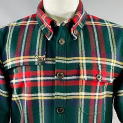 BLACK FLEECE Taglia M Greene & Greene & Greene Giacca a quadri in lana multi-colore