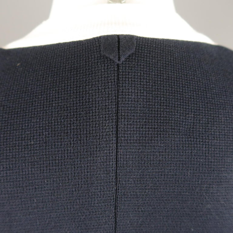 BLACK FLEECE Size S Navy and White Cotton Cardigan at 1stDibs | brooks ...