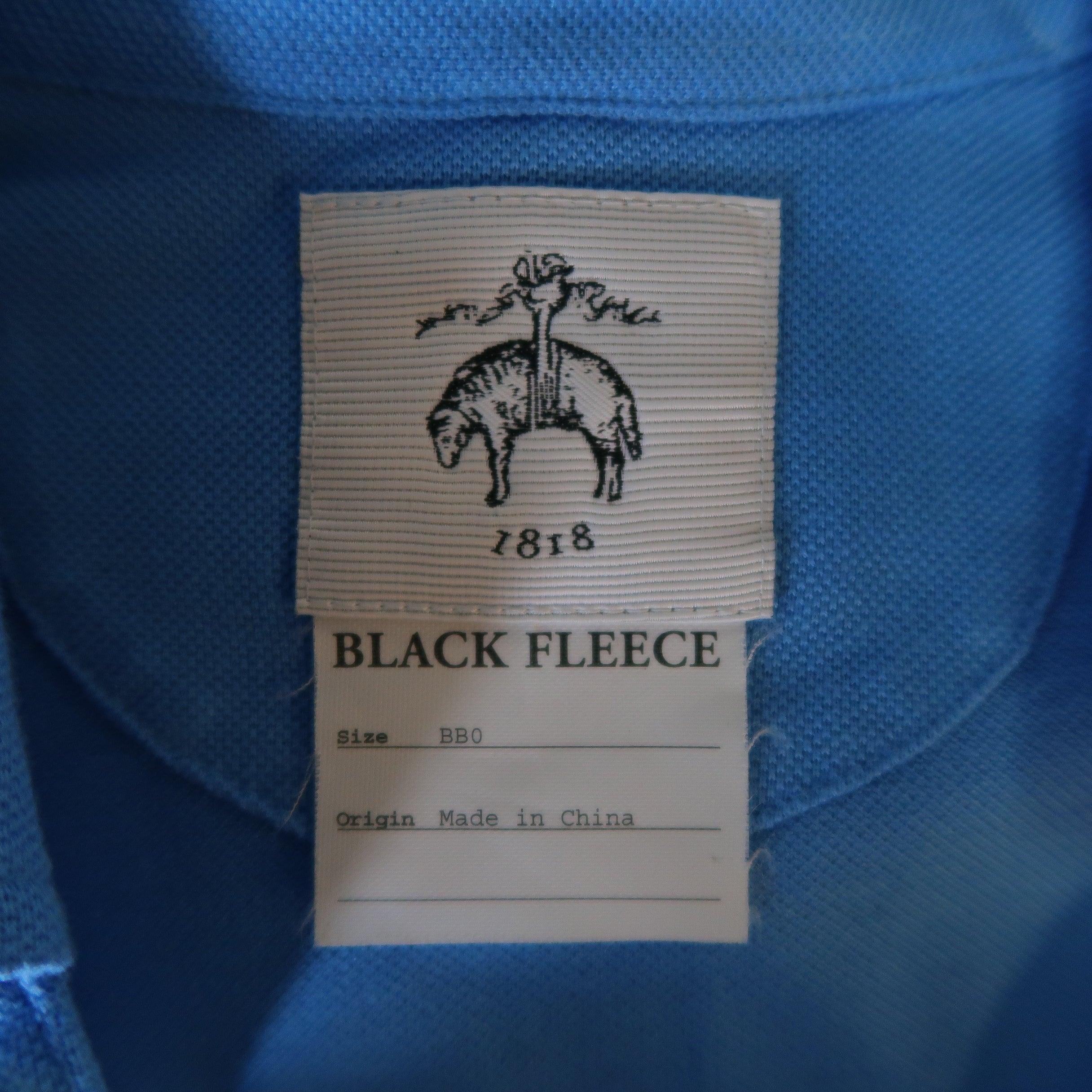 BLACK FLEECE Size XS Blue Pique Button Down Collar POLO For Sale 3