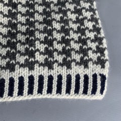 BLACK FLEECE Sciarpa in cashmere astratto bianco e carbone