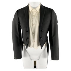 BLACK FLEECE X THOM BROWN  Size 36 Black Tailcoat Blazer