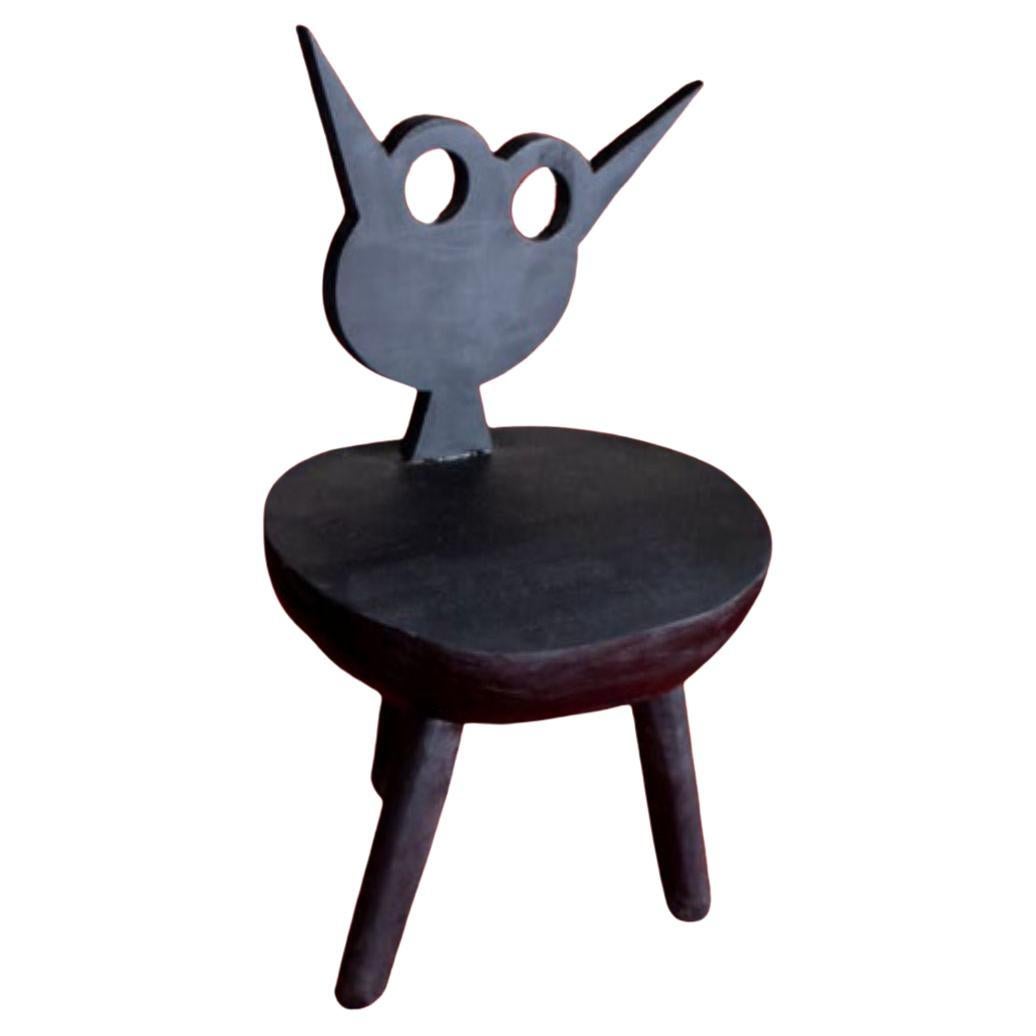 Black Flora Chair by Pulpo For Sale