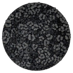 Black Flora Wall Sculpture by Valeria Nascimento