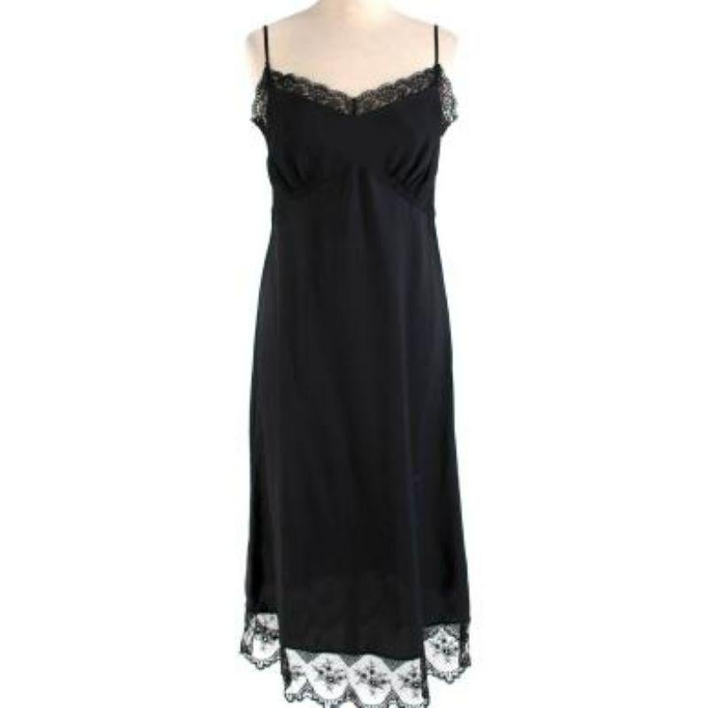 black floral tulle dress