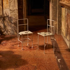 Black Flower 3 and 6, Sculptural Unique Chairs by Ennio Nonni