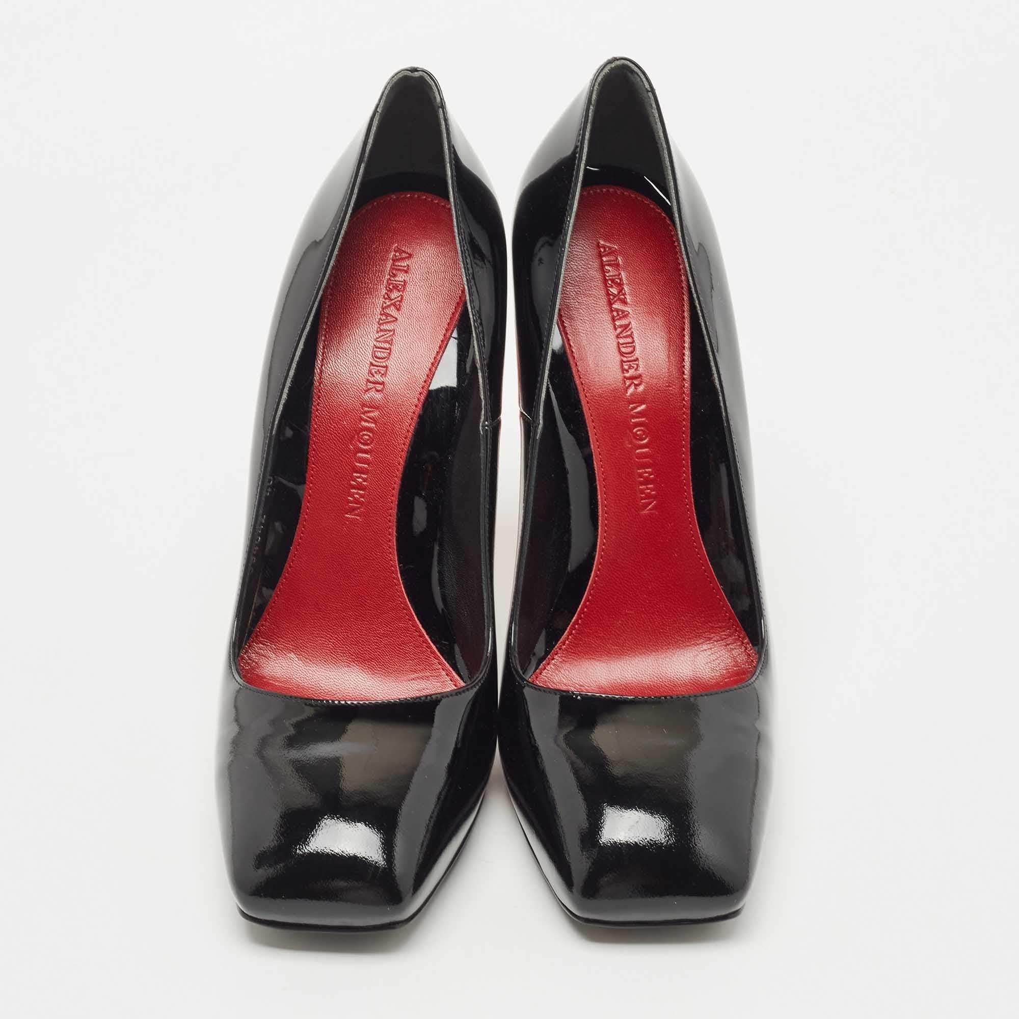 Exhibit an elegant style with this pair of pumps. These elegant shoes are crafted from quality materials. They are set on durable soles and sleek heels.

Includes: Original Box, Extra Heel Tips

