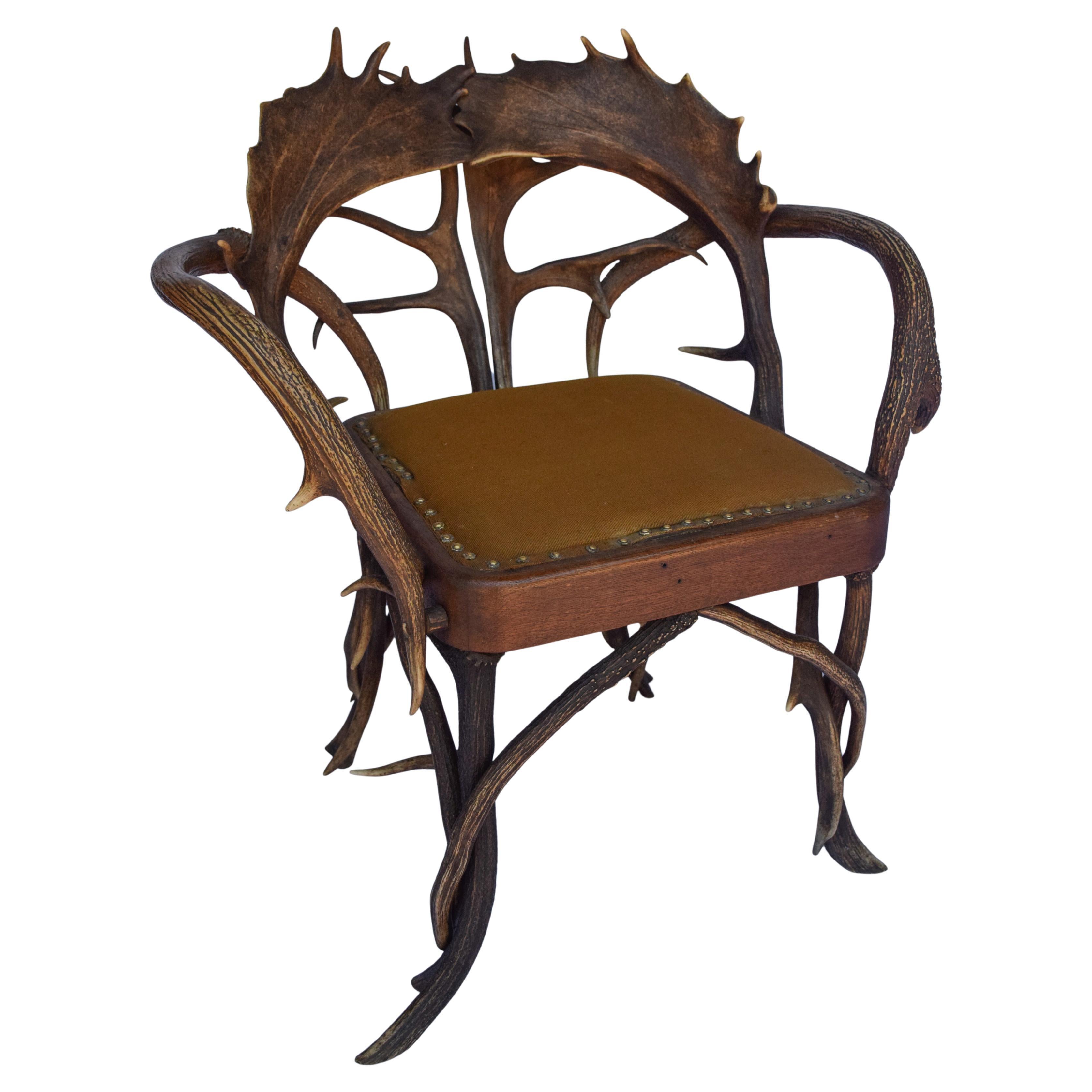 Black Forest Antler Chair
