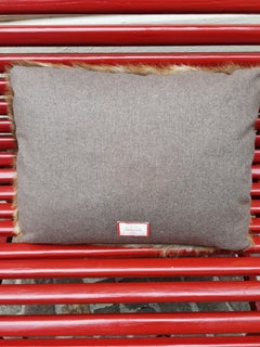 Forêt Noire Autrichienne Coussin en fourrure de cerf rouge Sofina Boutique Kitzbühel