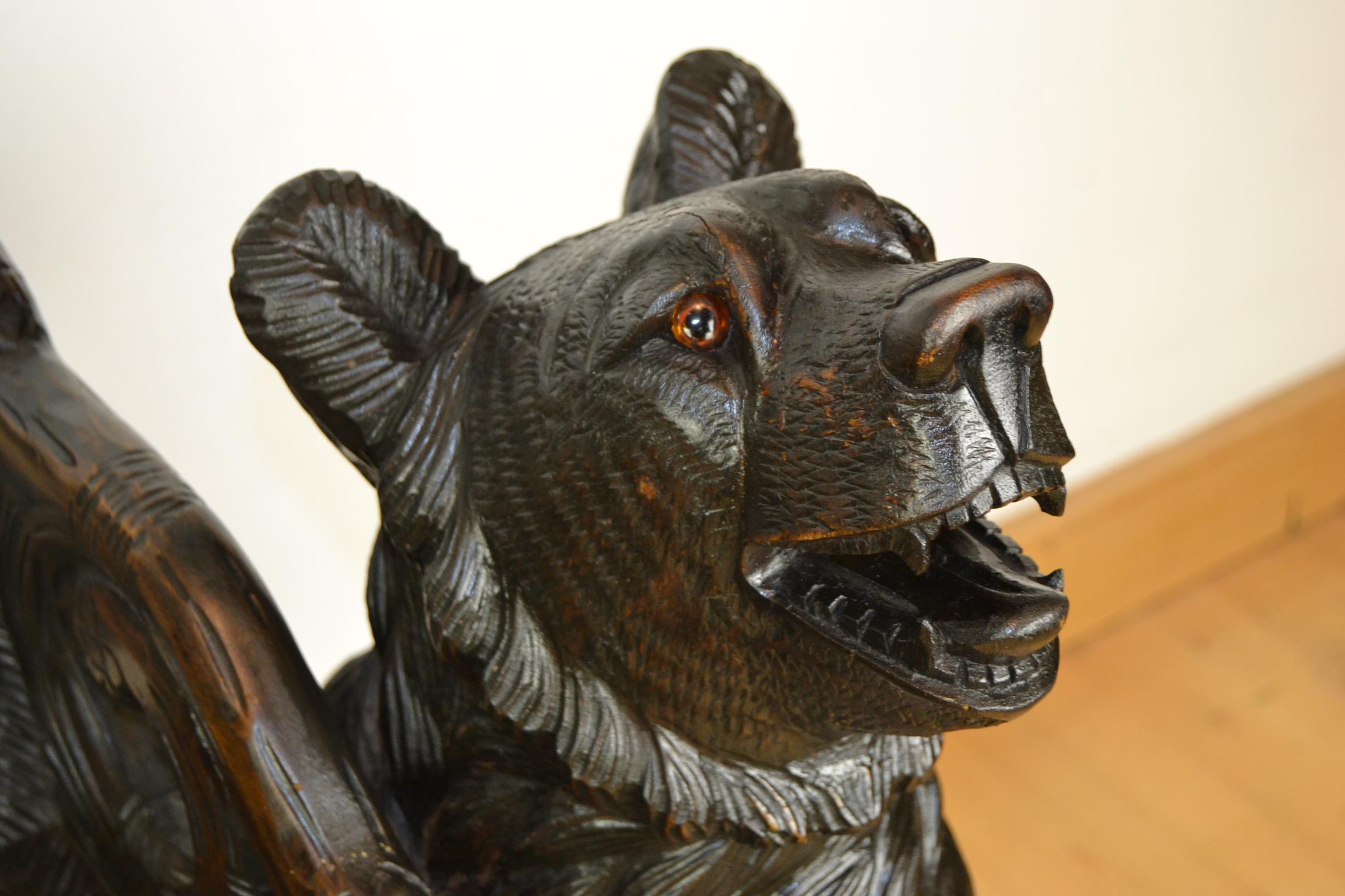 Black Forest Bear Bench, 20th Century 2