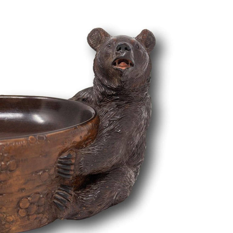 Black Forest Bear Fruit Bowl at 1stDibs