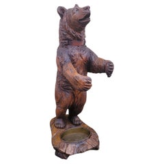 Black Forest, Bear Umbrella Stand, Late 19th Early 20th Century