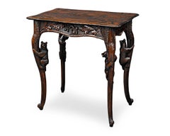 Black Forest Billiard Scene Table