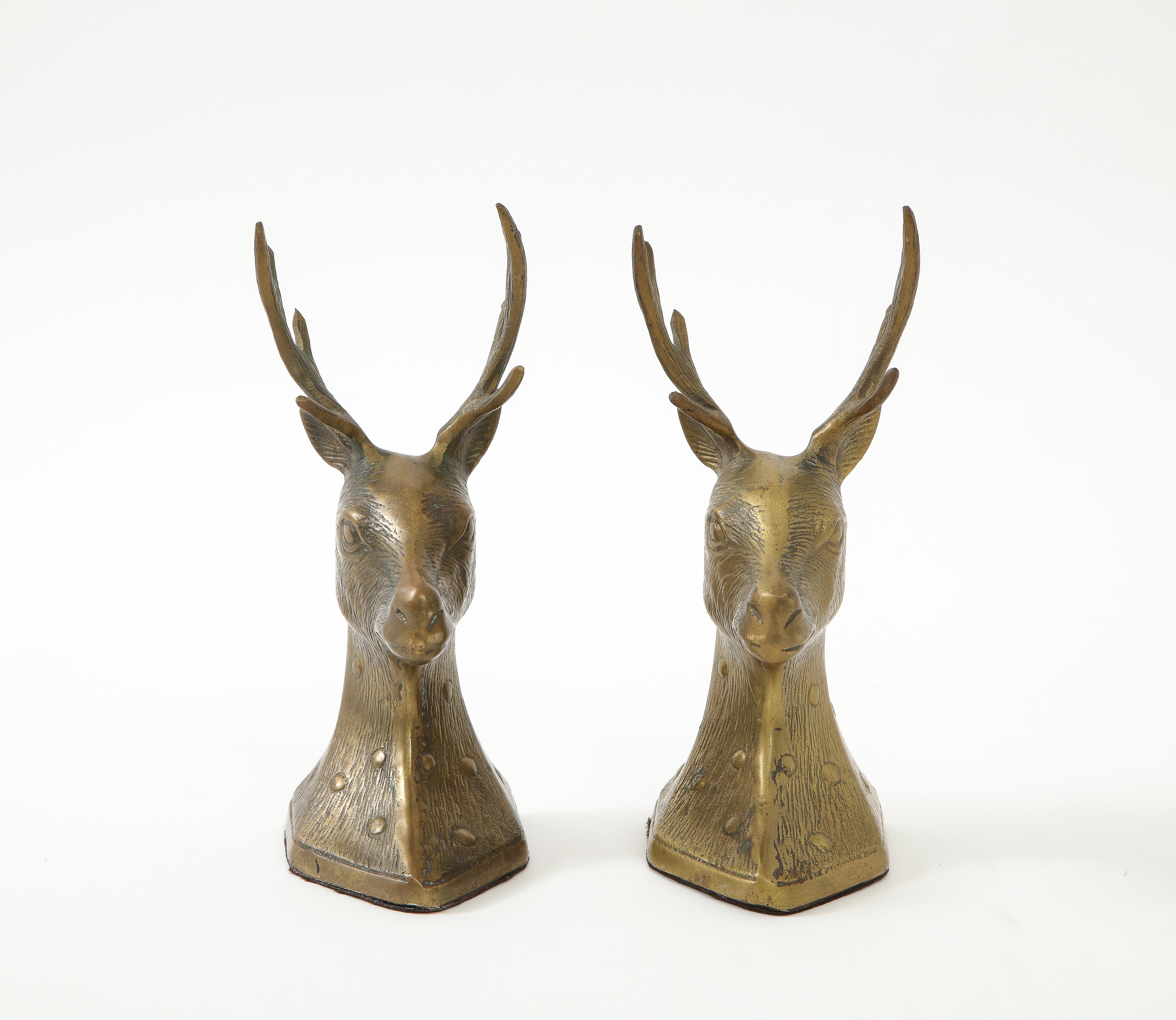 Black Forest Bronze Bookends In Fair Condition In New York, NY