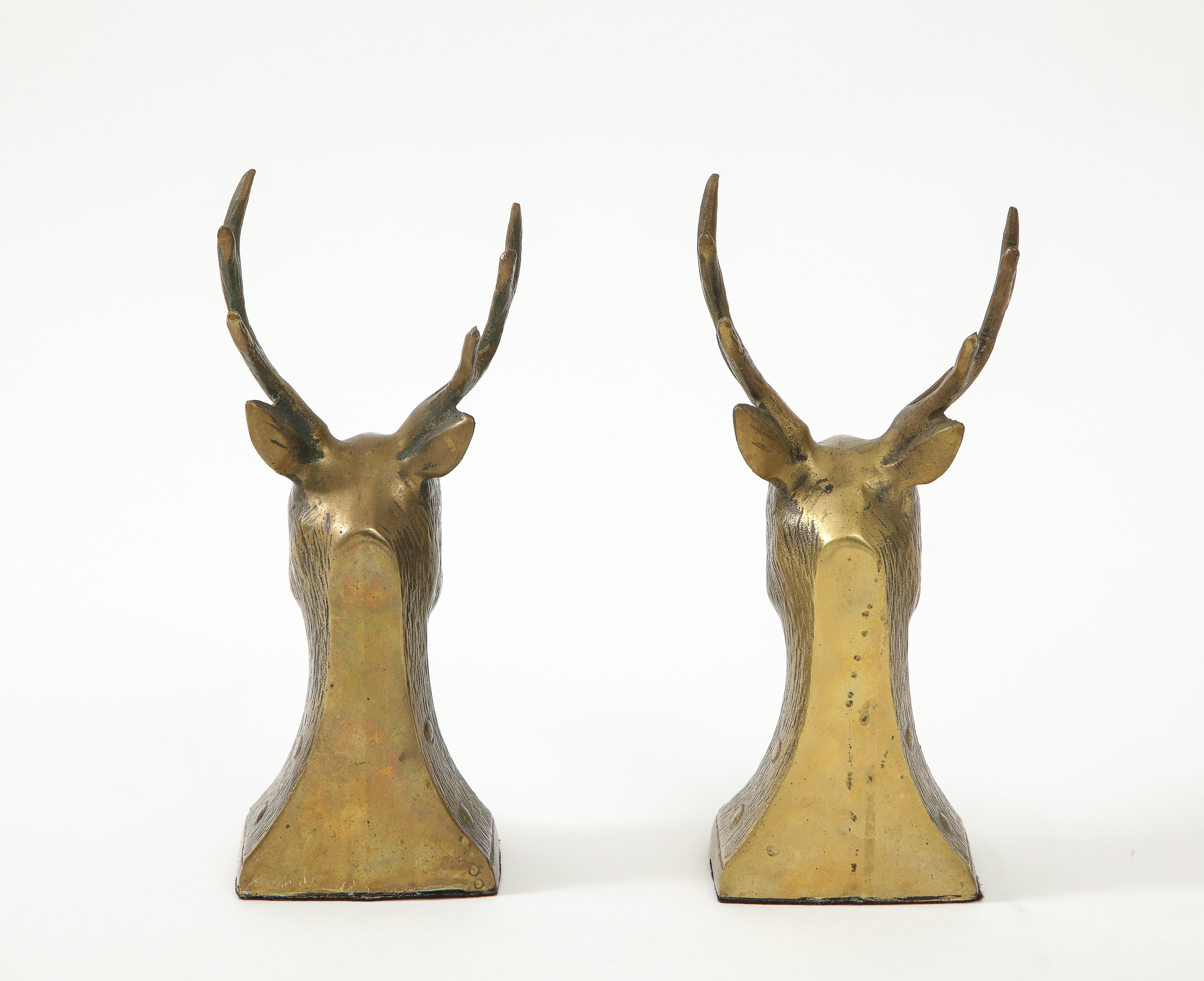 20th Century Black Forest Bronze Bookends