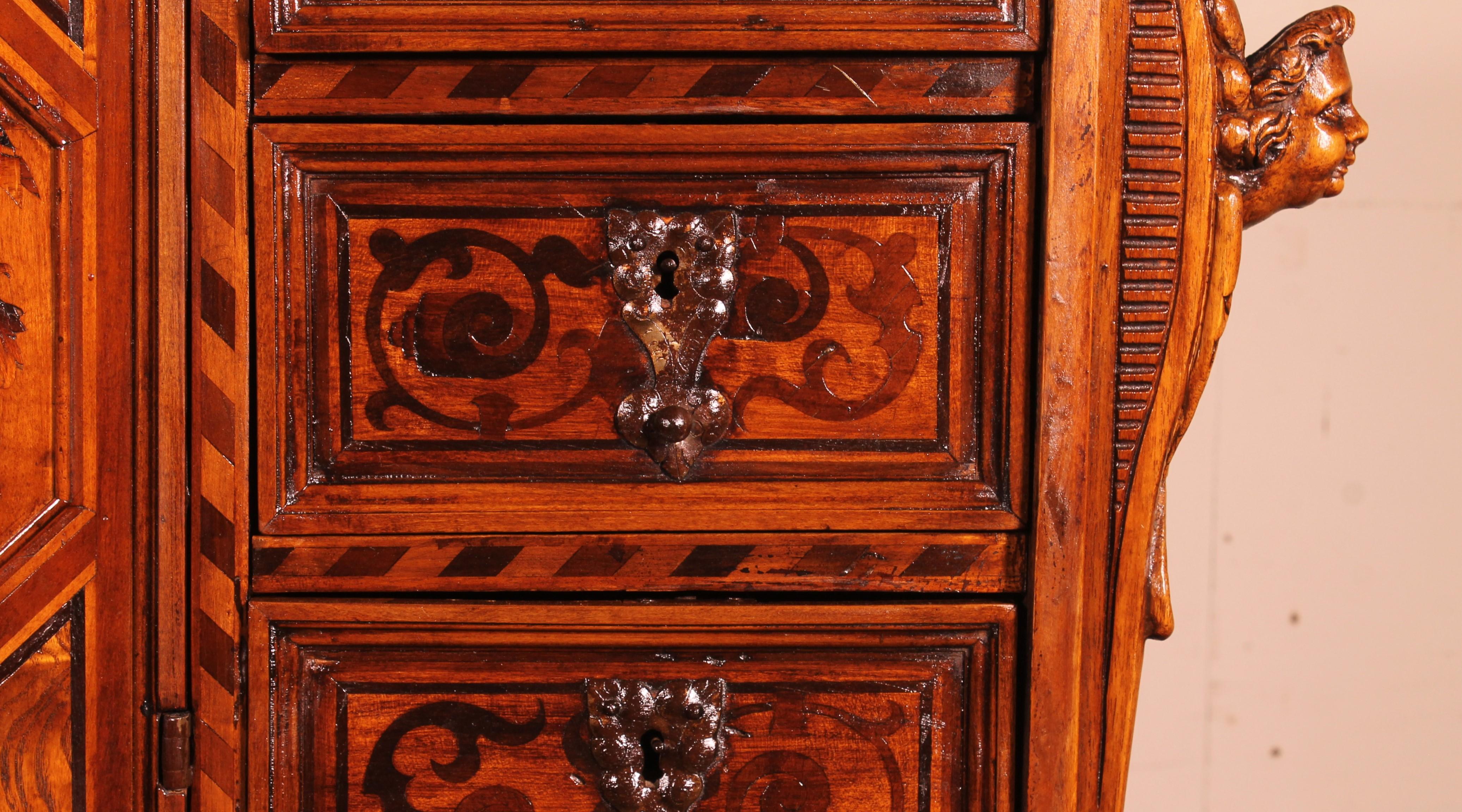 Black Forest Cabinet Dated 1590 For Sale 3