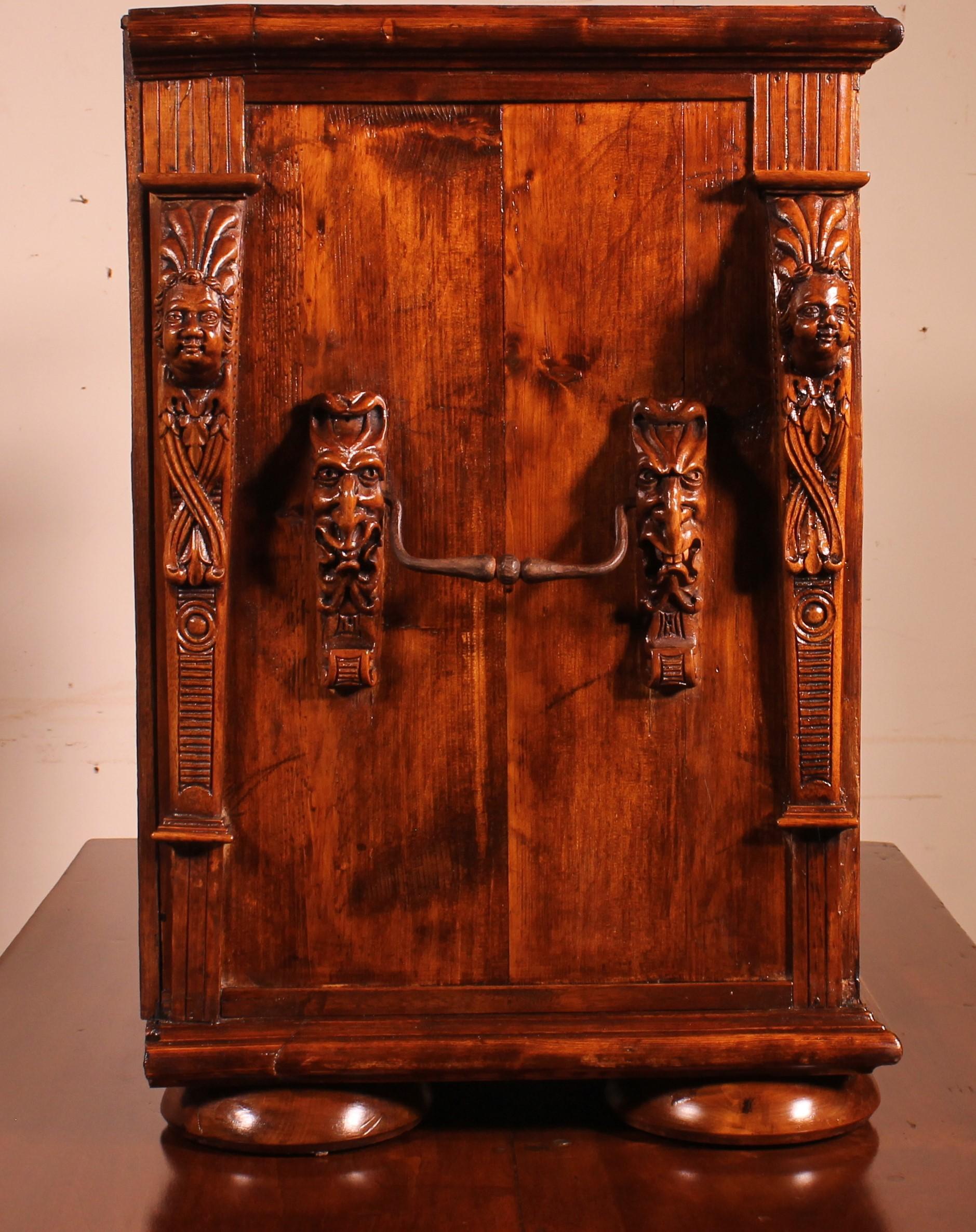 Black Forest Cabinet Dated 1590 For Sale 6