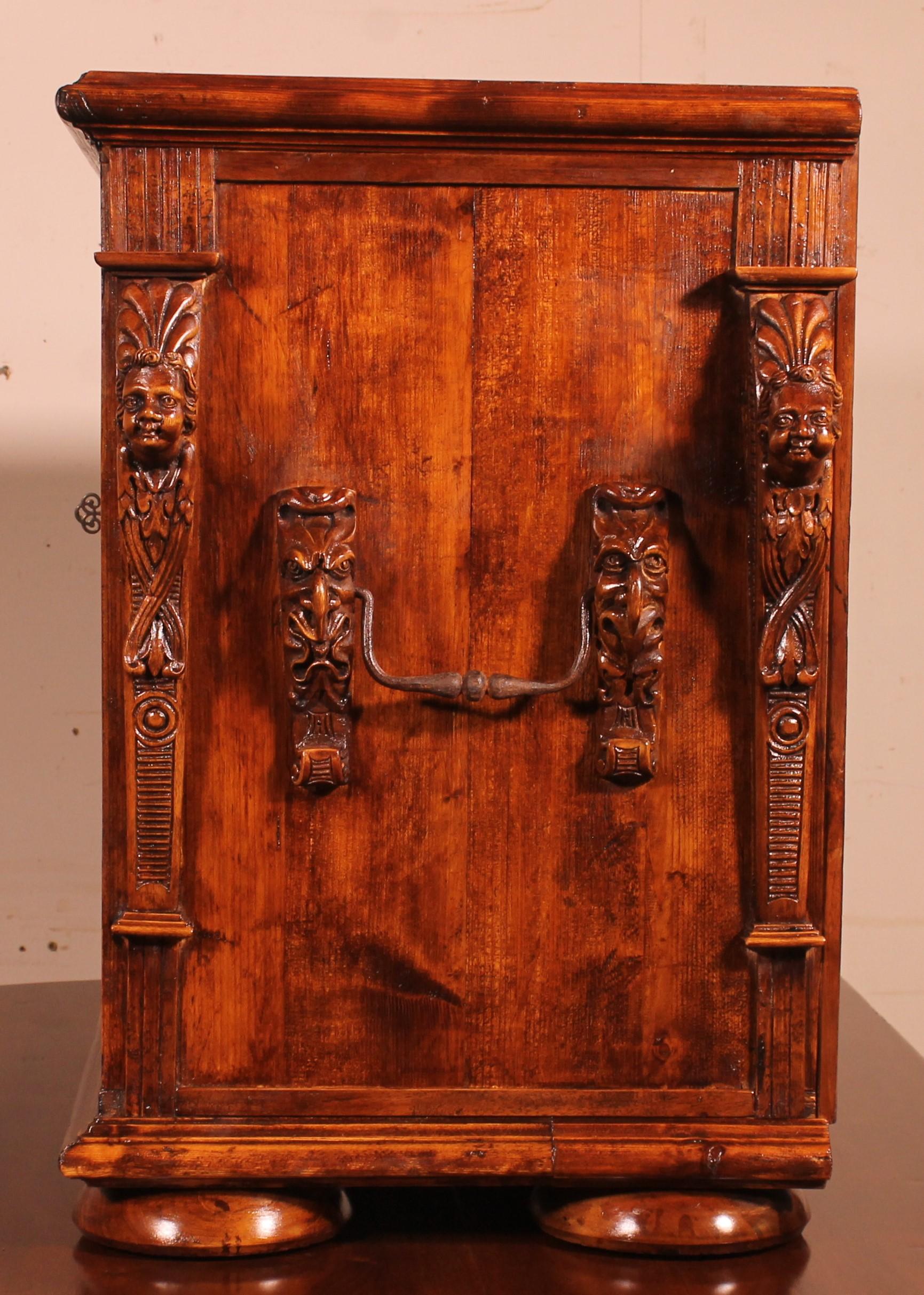 Black Forest Cabinet Dated 1590 For Sale 9