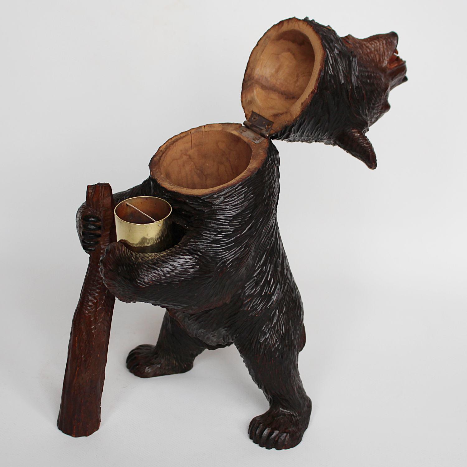 Black Forest Carved Bear 1