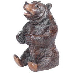 Antique Black Forest Carved Bear