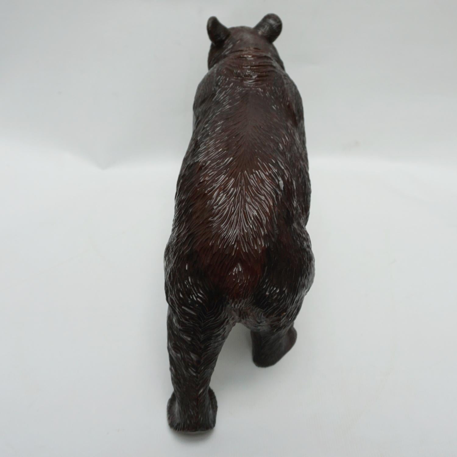 Black Forest Carved Bear Swiss Circa 1890 5