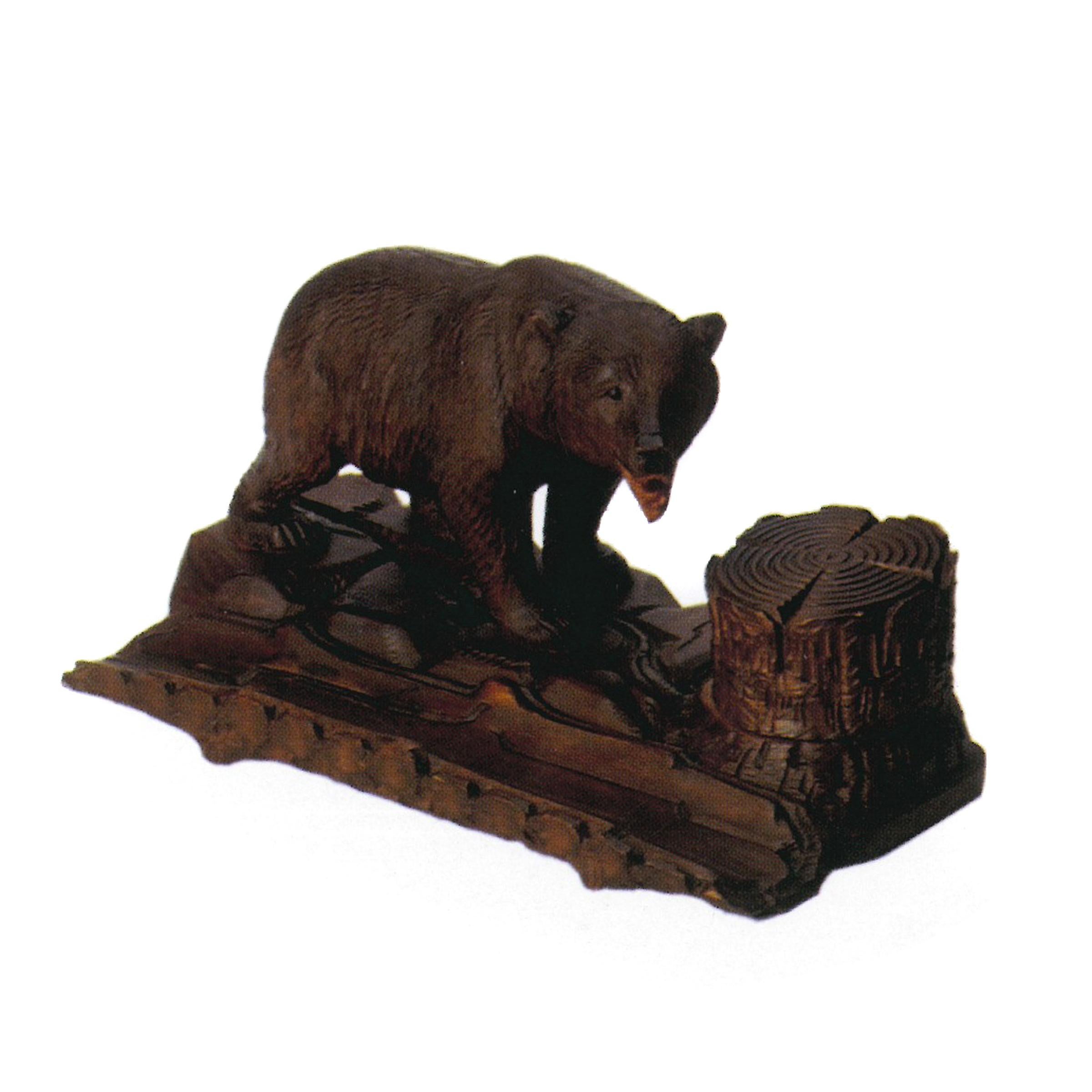 Walking bear pen holder and inkwell. Published in 