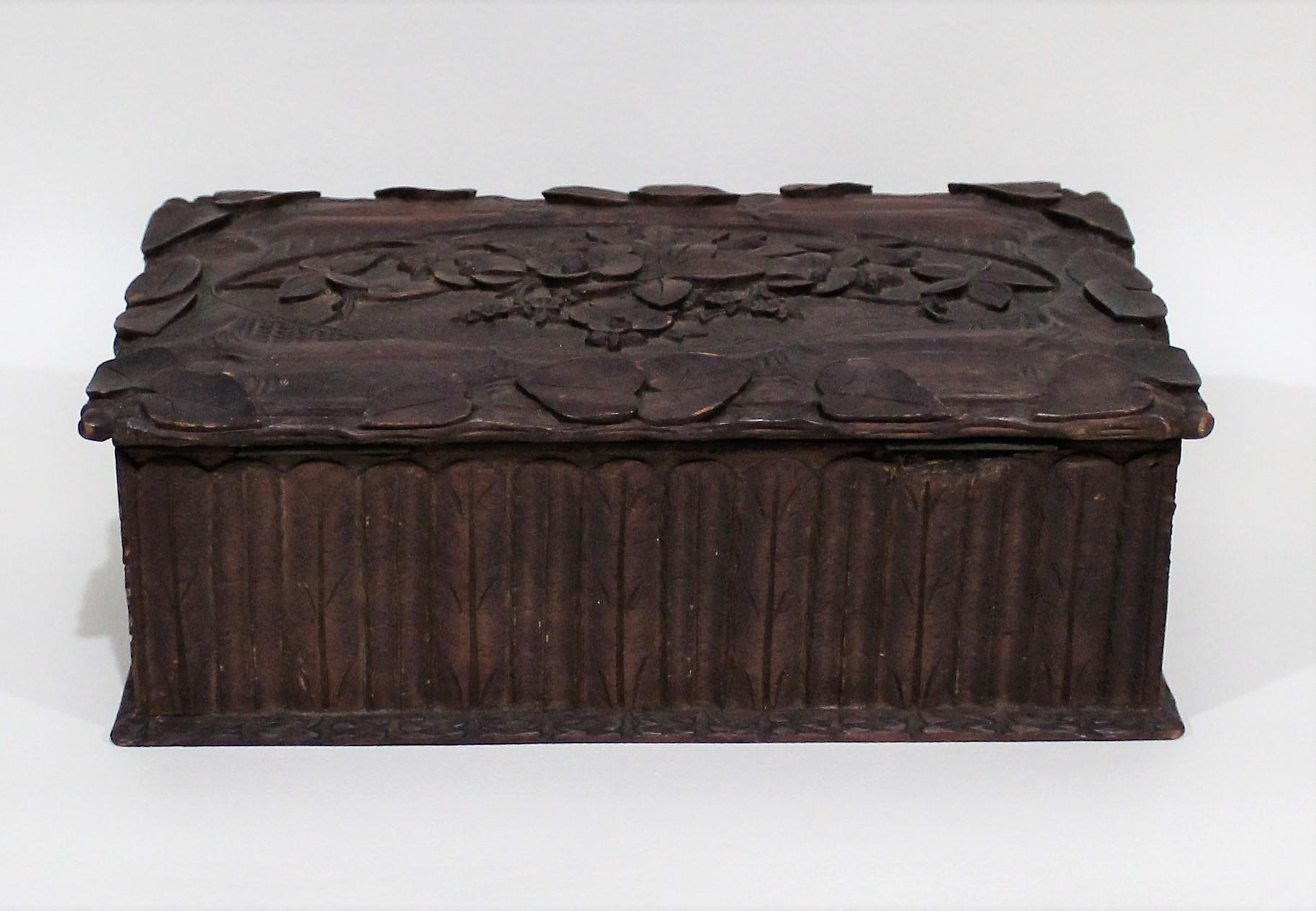 Black Forest Carved Box 1