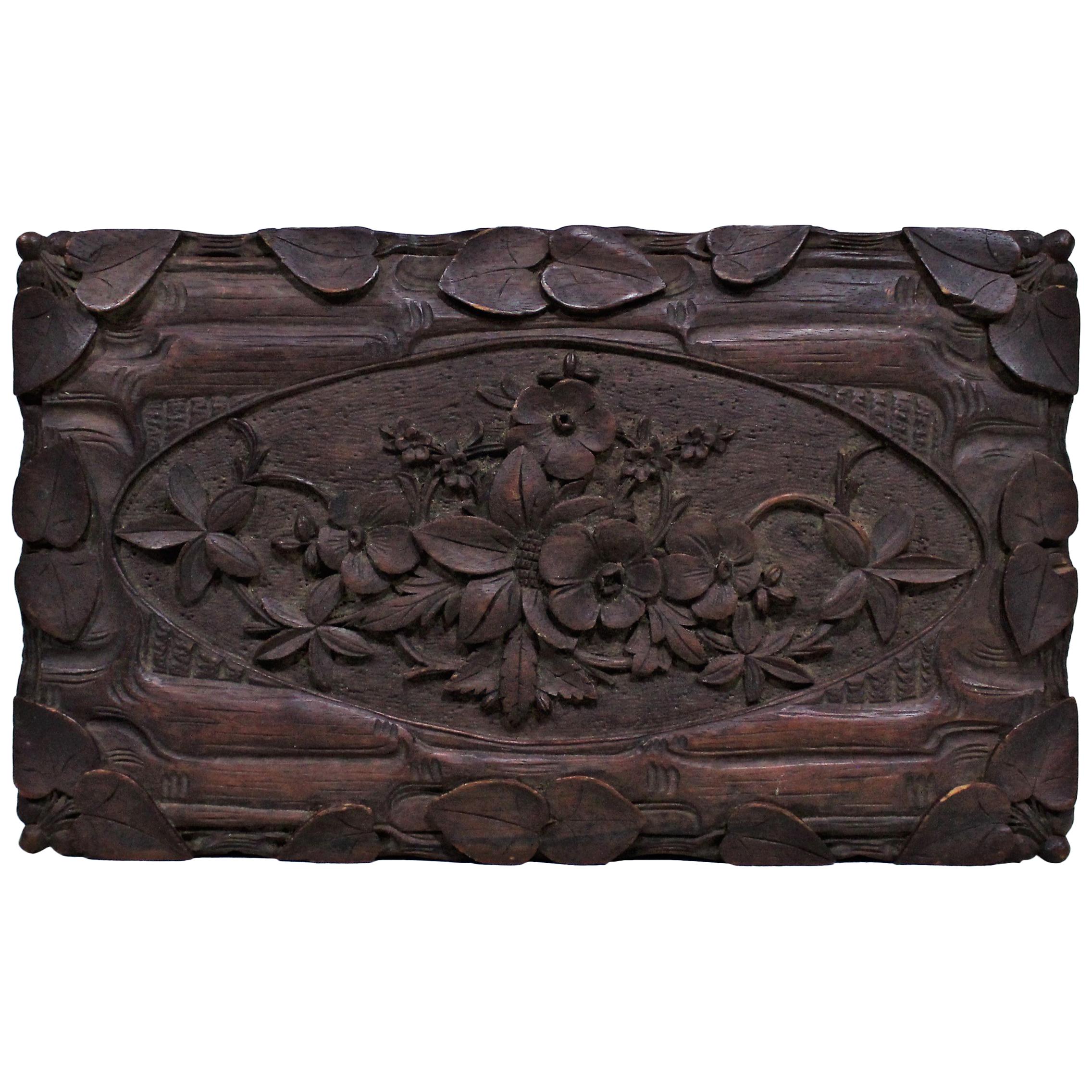 Black Forest Carved Box