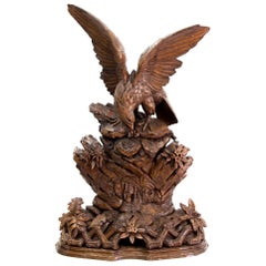 Black Forest Carved Eagle