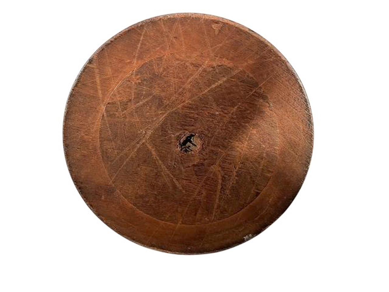 19th Century Black Forest Carved Humidor in the Form of a Monkey Head Wearing a Cap & Collar For Sale