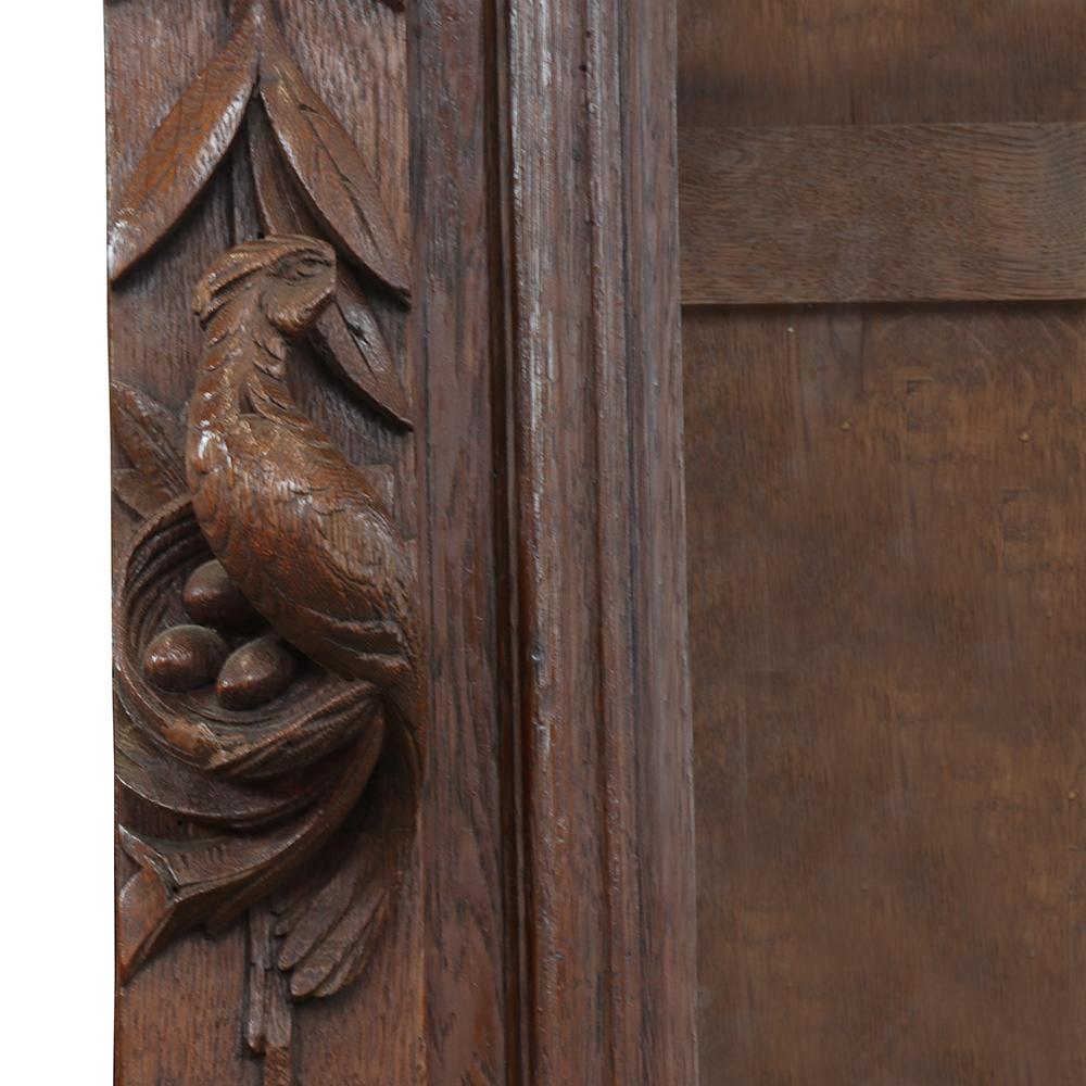 19th Century Black Forest Carved Stepback Cabinet