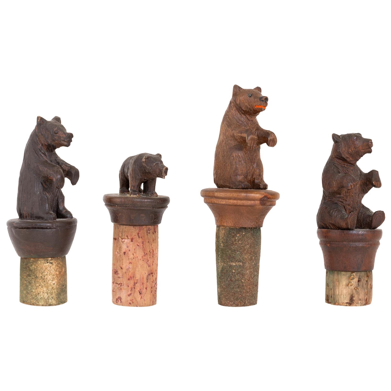 Black Forest Carving Cork Stoppers