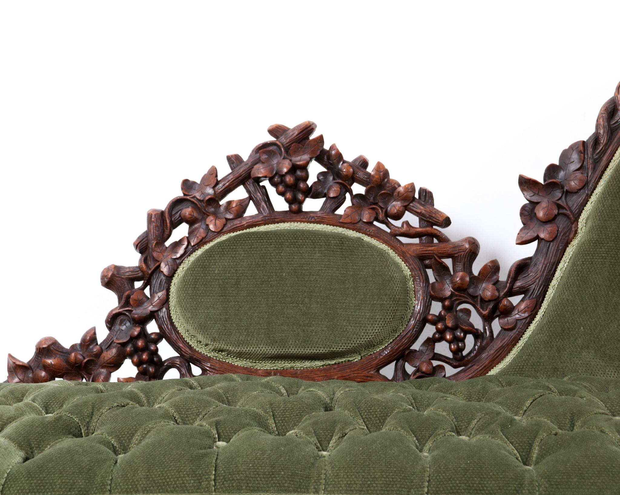 Black Forest Chaise Longue by Matthijs Horrix for Horrix Den Haag, 1890s 6