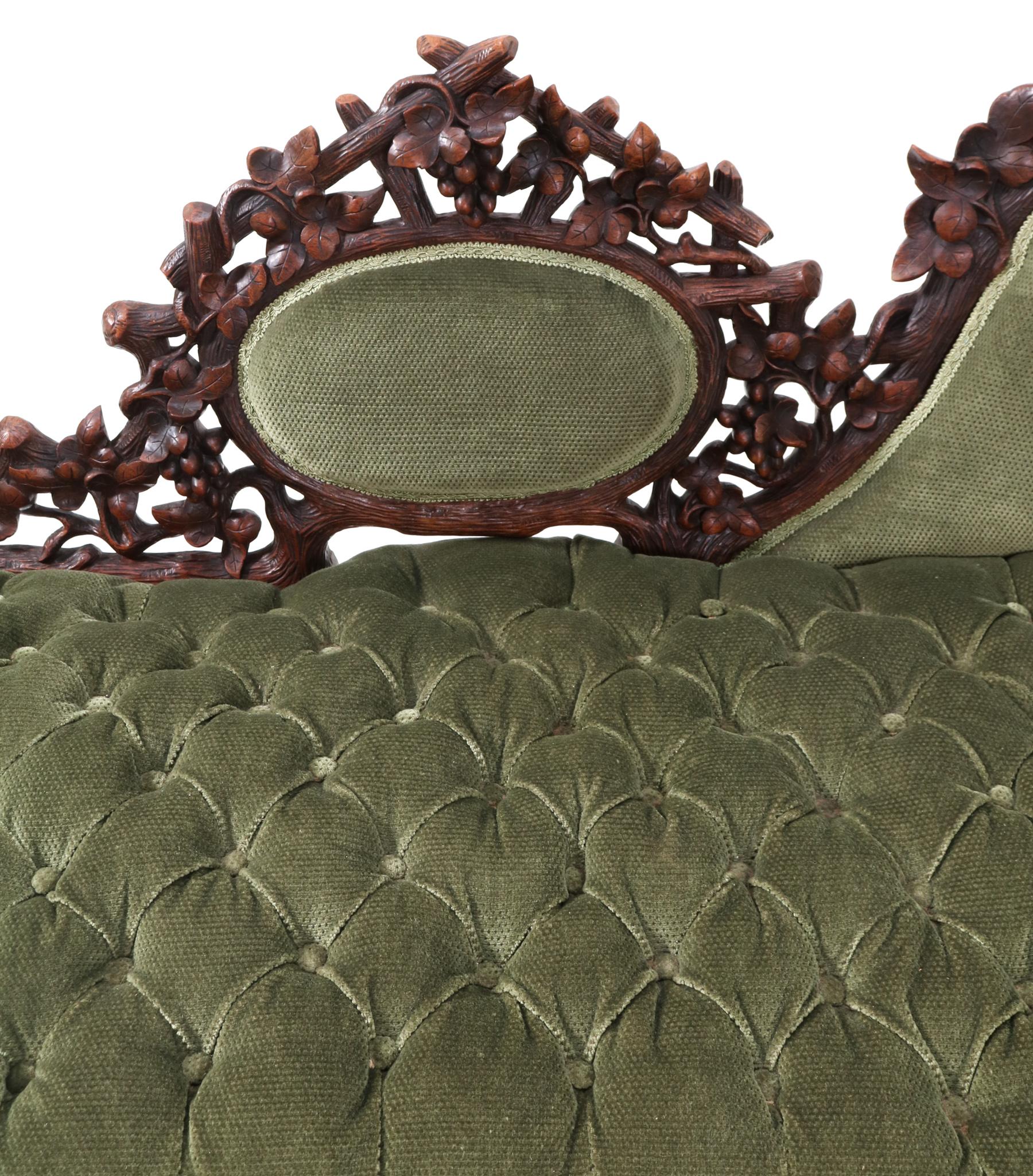 Black Forest Chaise Longue by Matthijs Horrix for Horrix Den Haag, 1890s 2
