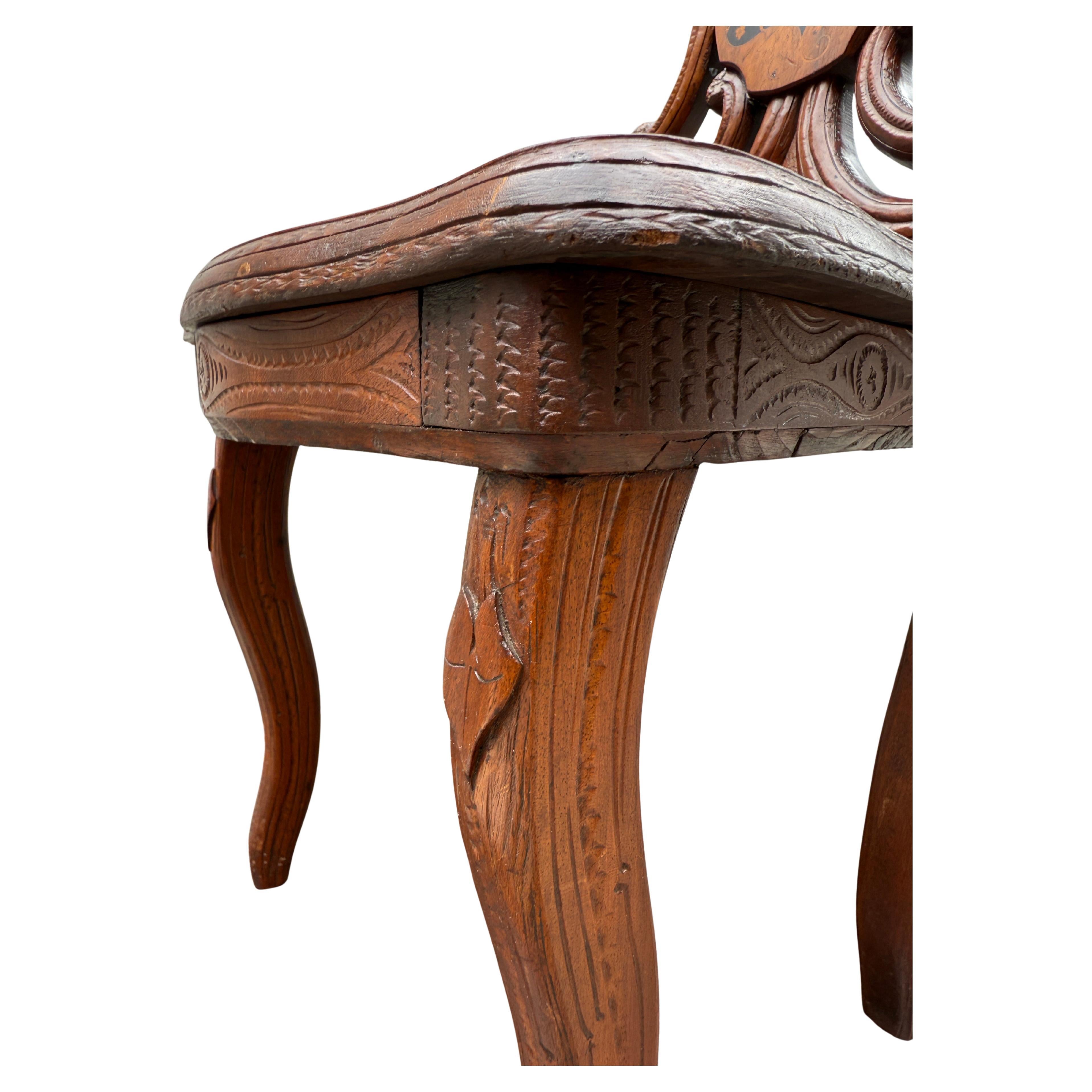 Sedia Child & Child Black Forest Fine del XIX secolo in vendita 3