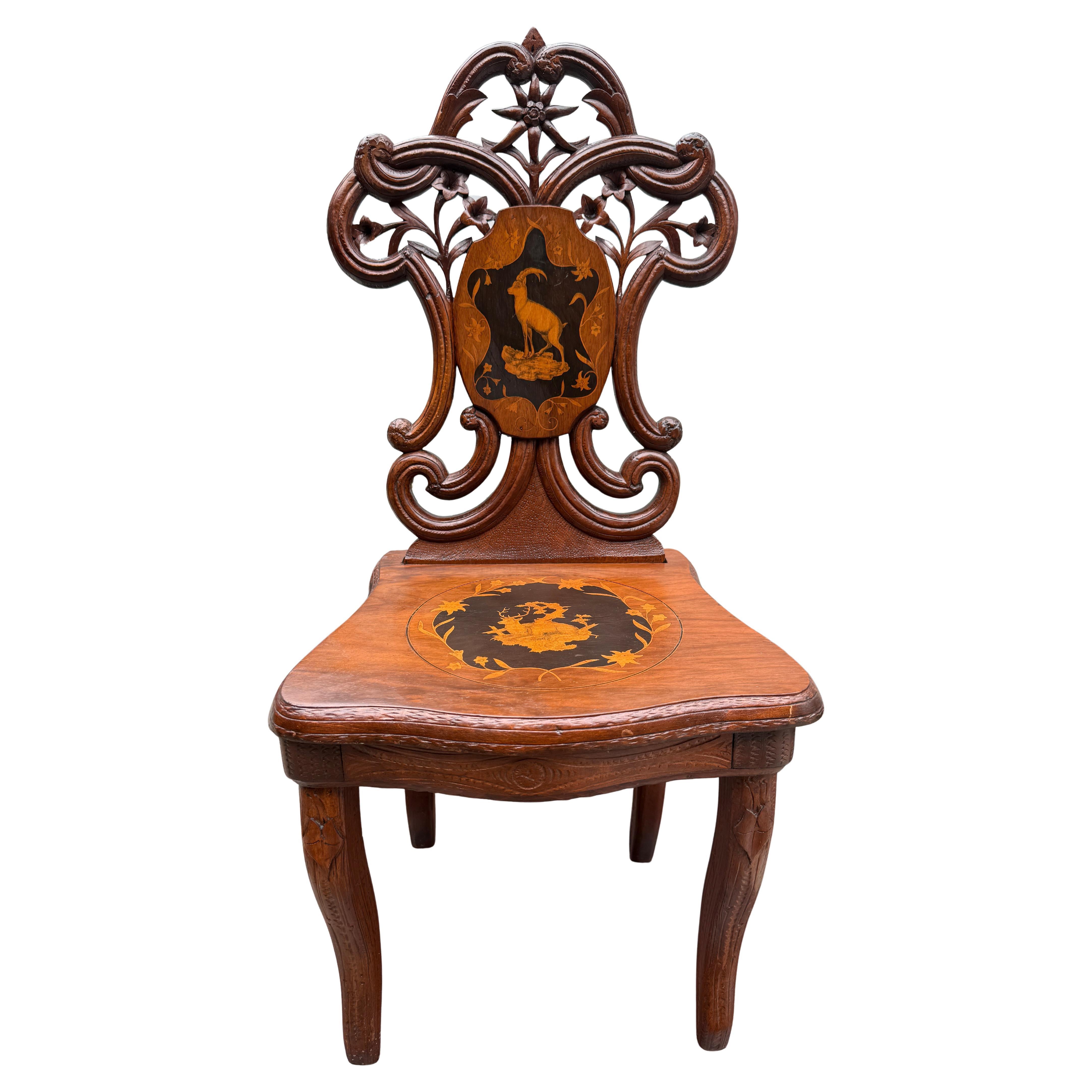 Sedia Child & Child Black Forest Fine del XIX secolo in vendita 4