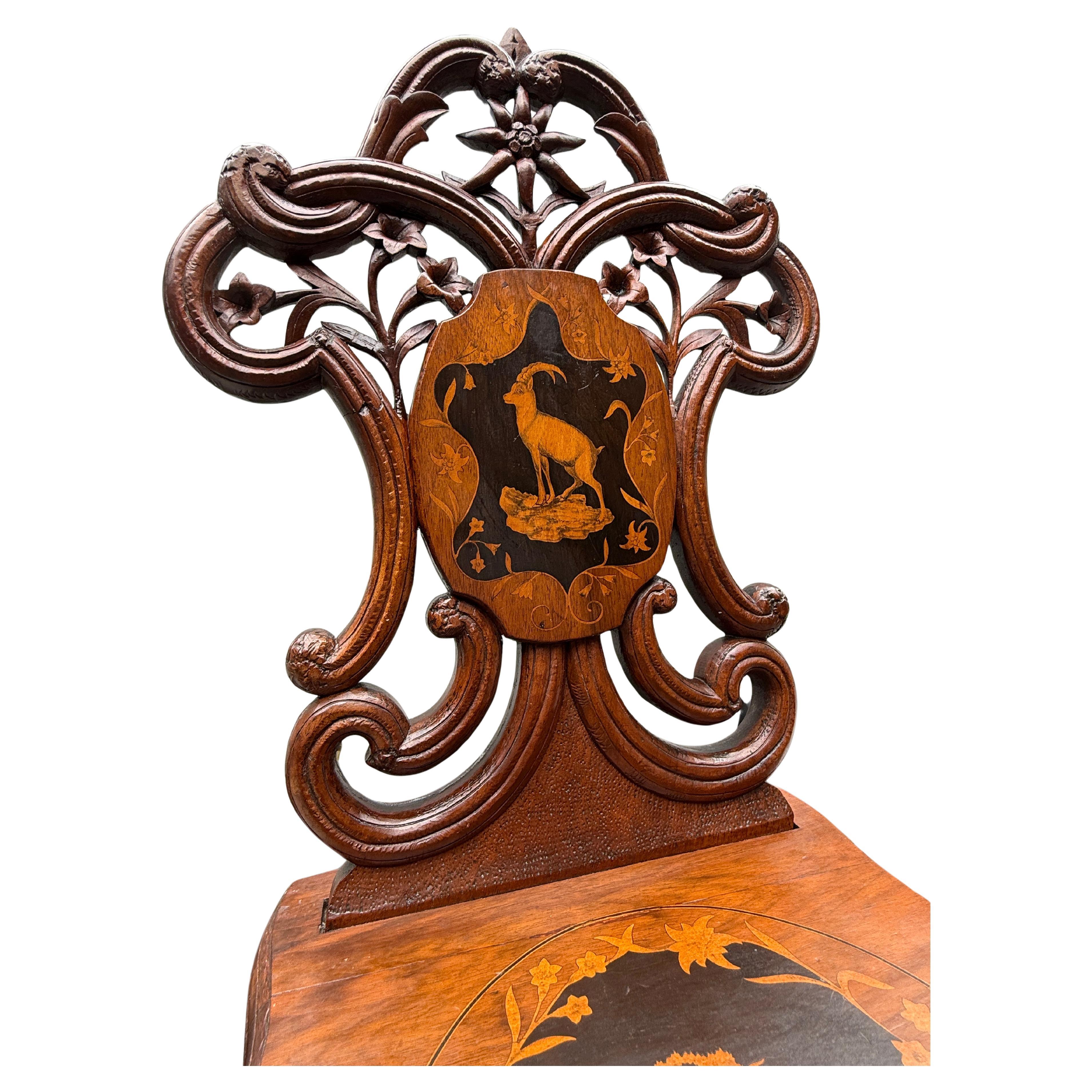XX secolo Sedia Child & Child Black Forest Fine del XIX secolo in vendita
