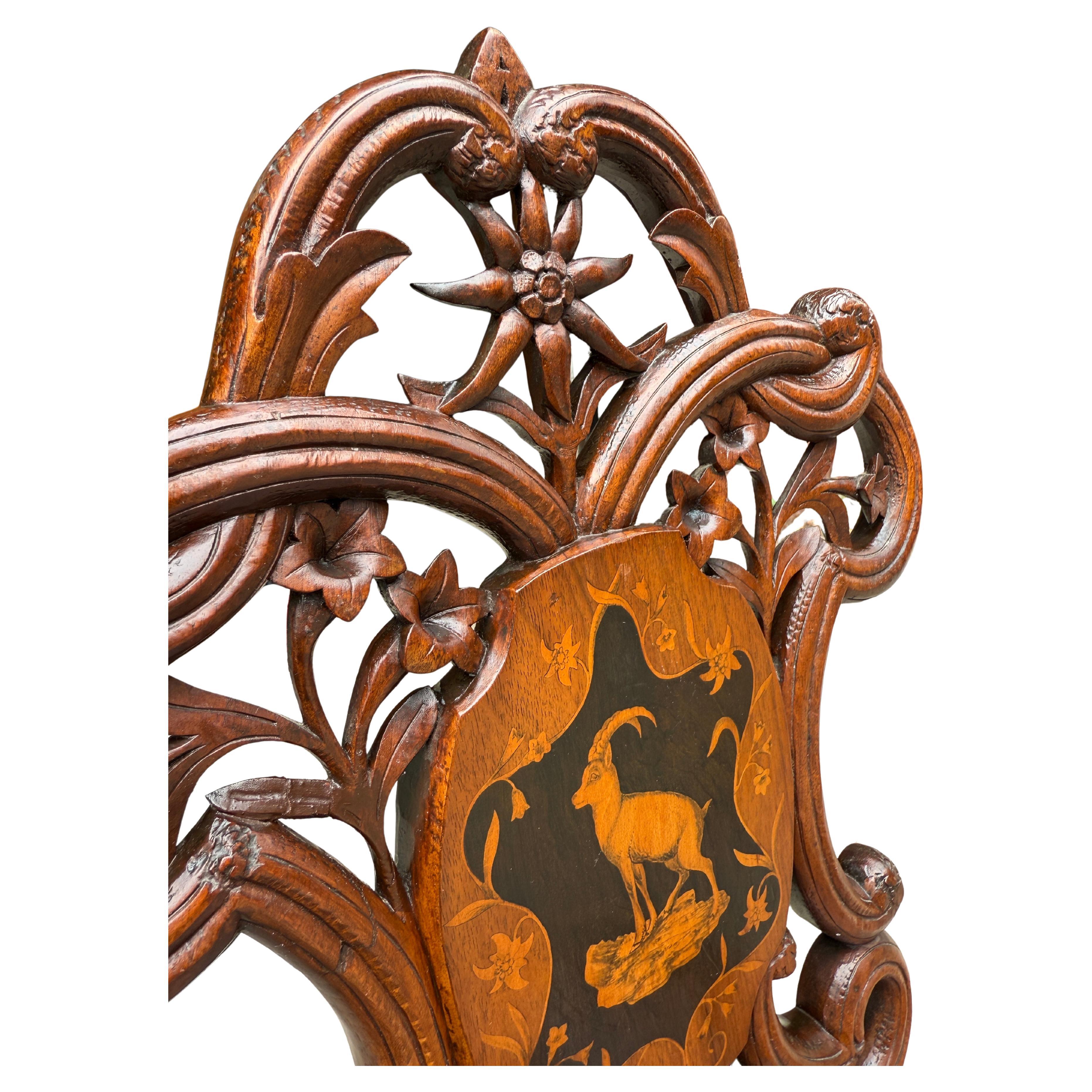 Noce Sedia Child & Child Black Forest Fine del XIX secolo in vendita