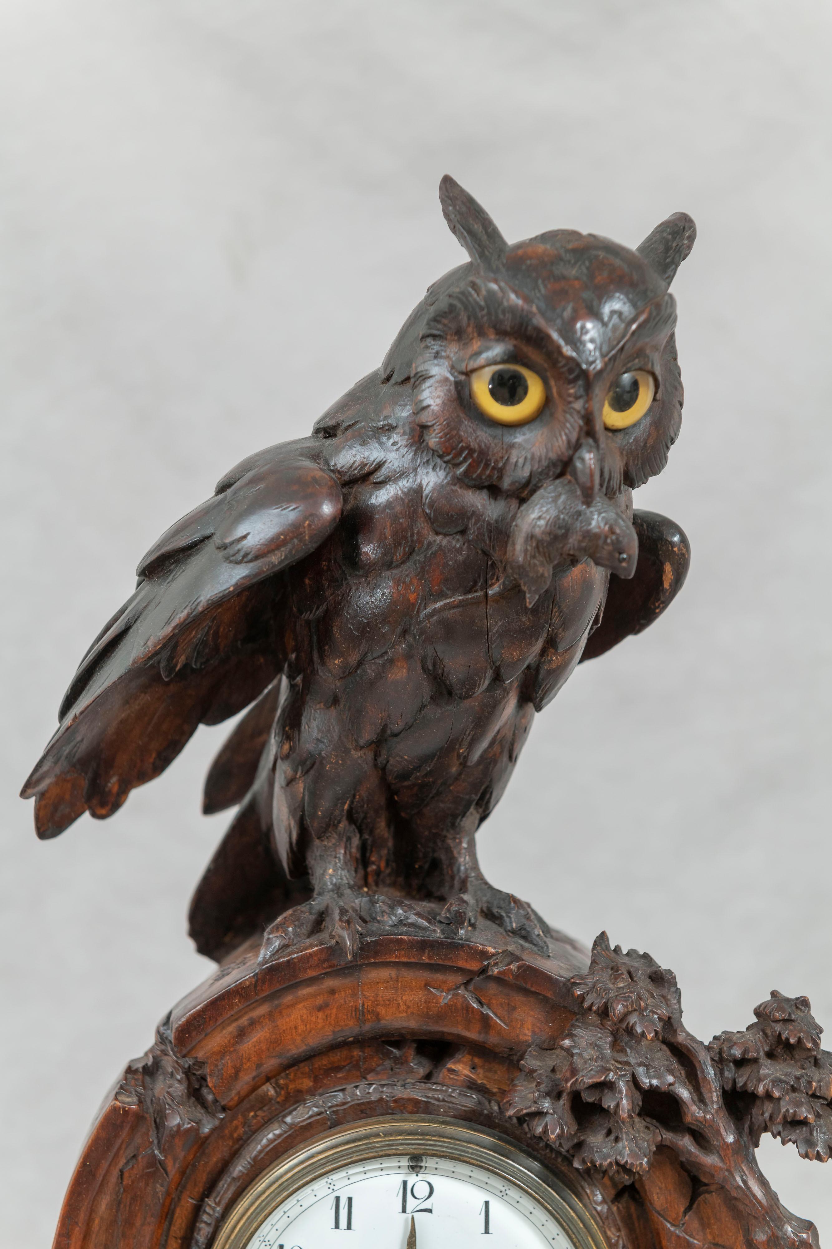 owl cuckoo clock