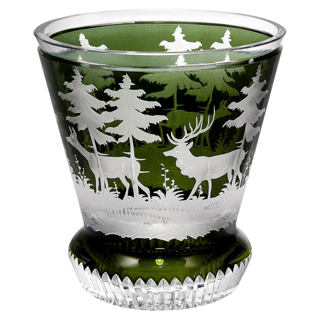 Black Forest Crystal Laterne Greene & Greene Hunting Scene Sofina Boutique Kitzbuehel