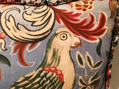 Black Forest Cushion Handmade Fringe Hunting Scene Sofina Boutique Kitzbühel