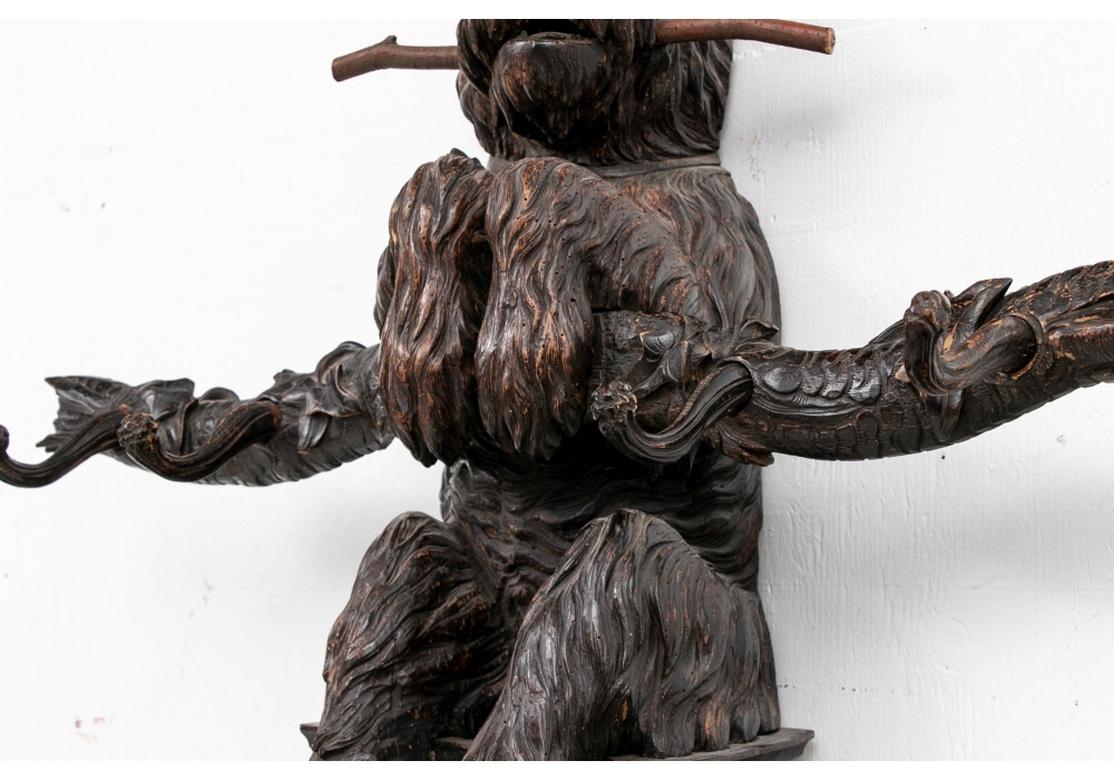 Black Forest Dog Figure Coat/ Hat Rack  1