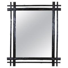 Black Forest Double Framed Rustic Wall Mirror, Austria, circa 1880