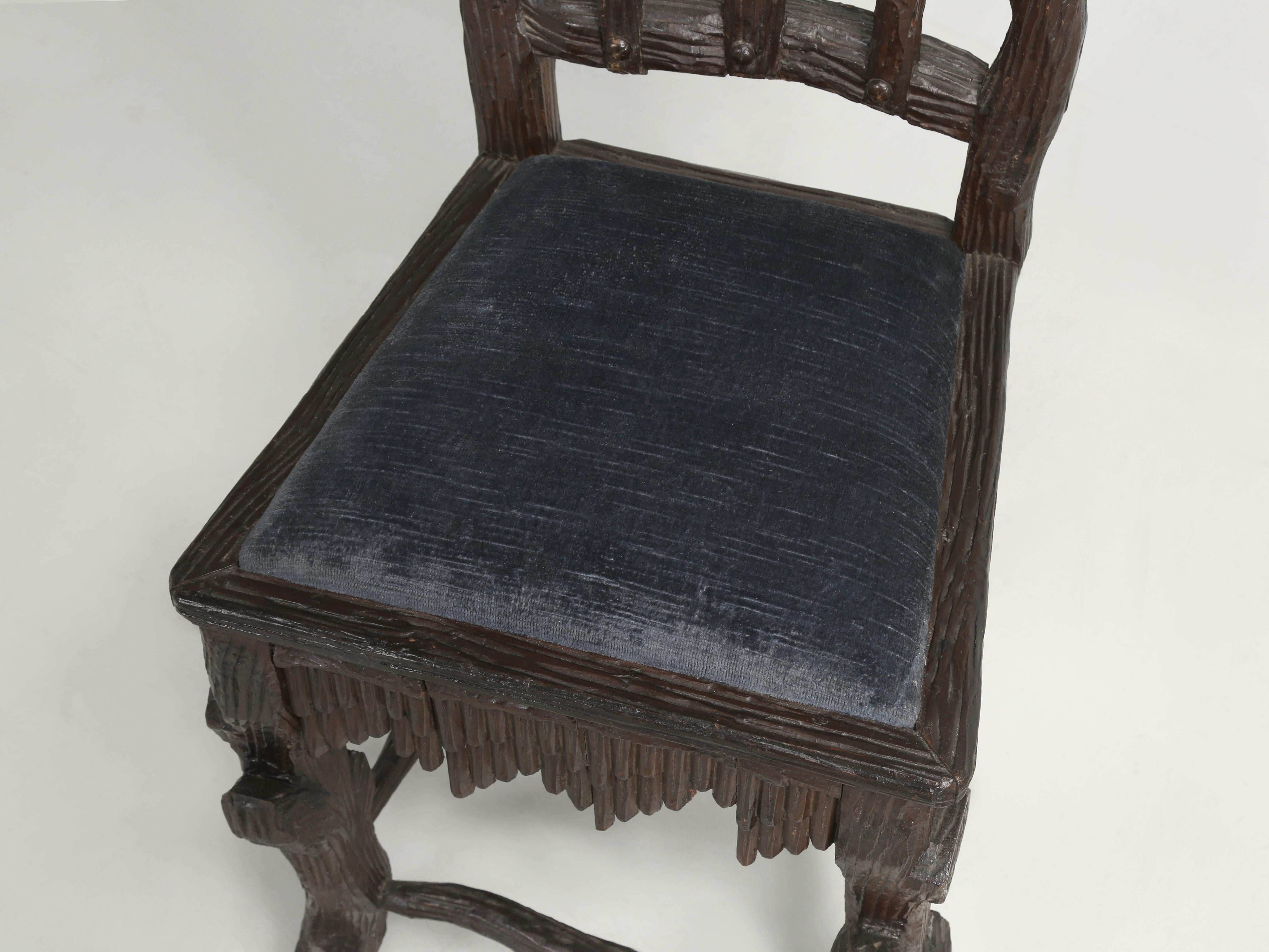 Black Forest Furniture Beautiful Small Dining Table, Game Table Matching Chairs 4