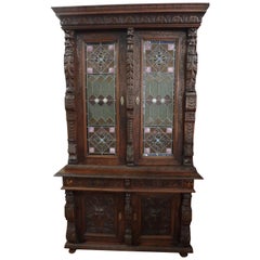 Black Forest Germany Early 1800s Renaissance Cabinet