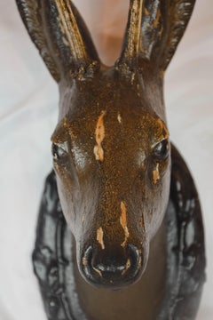 Black Forest Hand Carved Stag Head