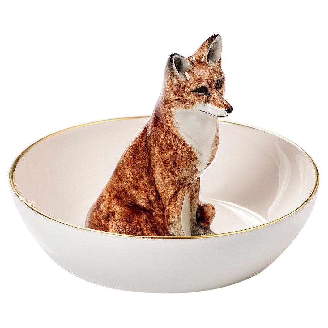 Black Forest Bol en porcelaine artisanale Figure de renard Sofina Boutique Kitzbuehel