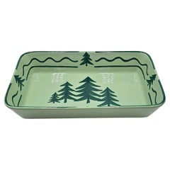 Piatto in ceramica dipinto a mano Black Forest Greene & Greene Boutique Kitzbühel Austria