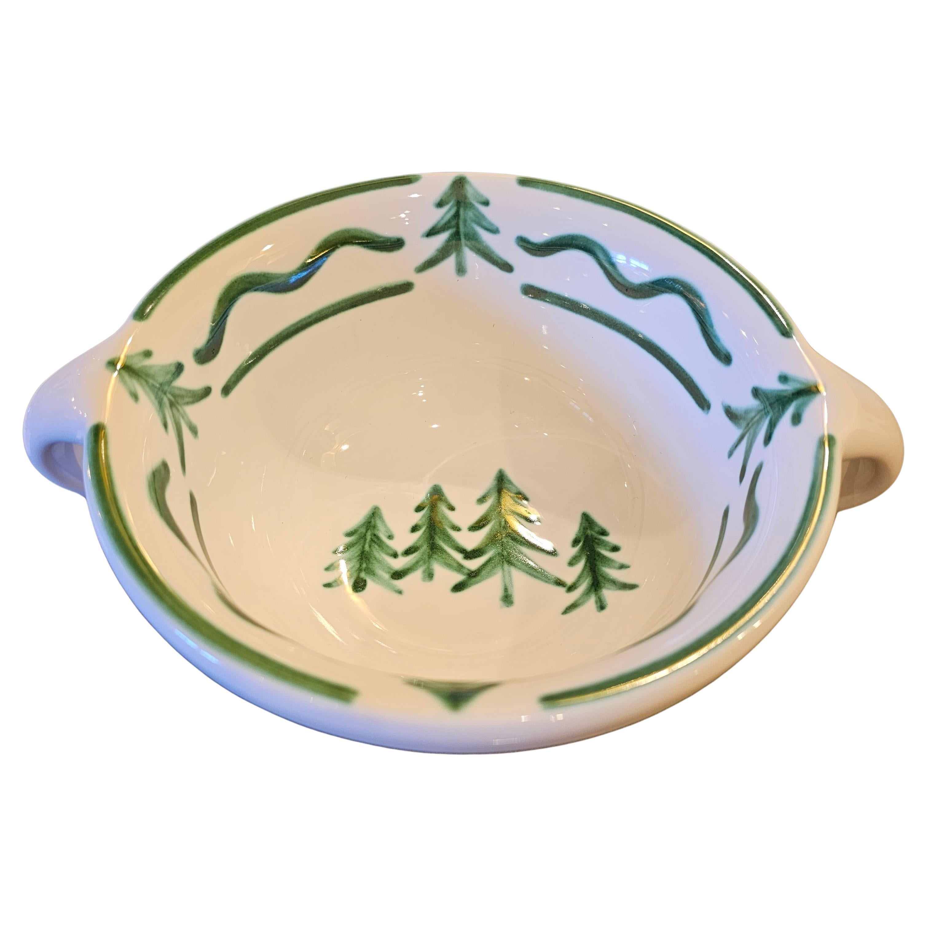 Black Forest Hand-Painted Pottery Dish Sofina Boutique Kitzbühel Austria