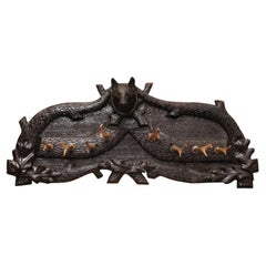 Porte-chapeaux Black Forest, continental vers 1890